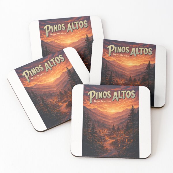 Item preview, Pinos Altos New Mexico Historic Mining Town in Gila Wilderness at Sunset designed and sold by Places On Earth.