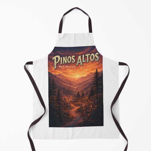 Item preview, Pinos Altos New Mexico Historic Mining Town in Gila Wilderness at Sunset designed and sold by Places On Earth.