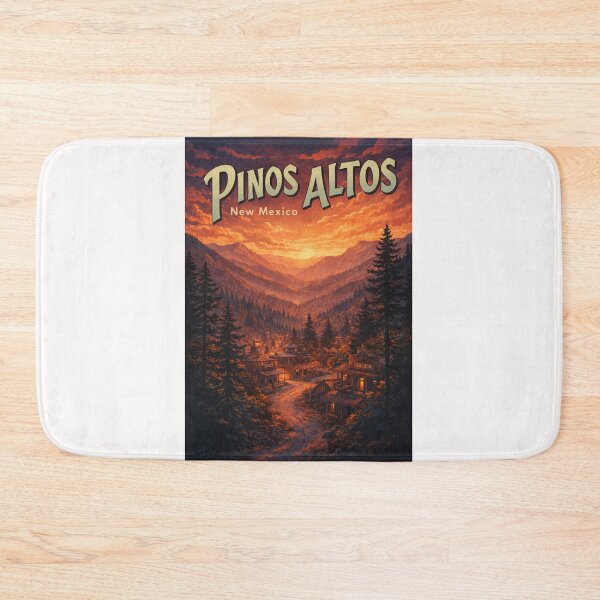 Item preview, Pinos Altos New Mexico Historic Mining Town in Gila Wilderness at Sunset designed and sold by Places On Earth.