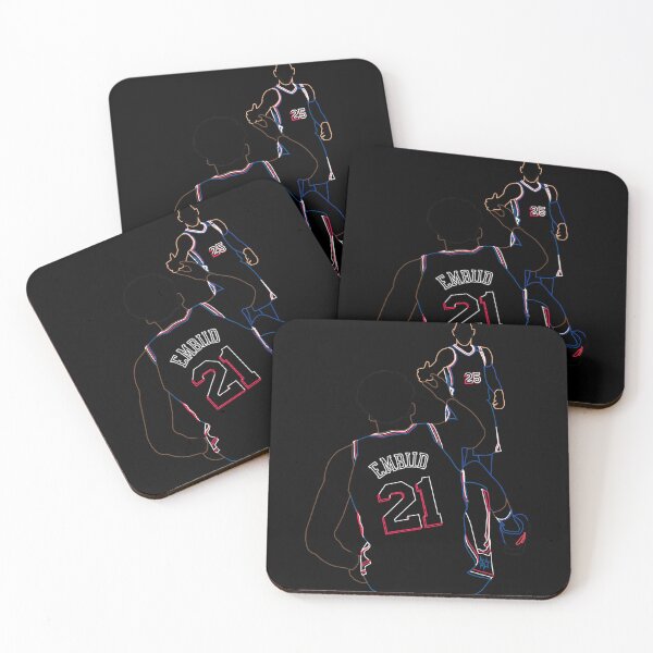 Item preview, Ben Simmons Helps up Embiid Neon  designed and sold by zenxtra.