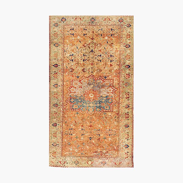 Item preview, 16th Century Persian Carpet Print designed and sold by Vicky Brago-Mitchell®.