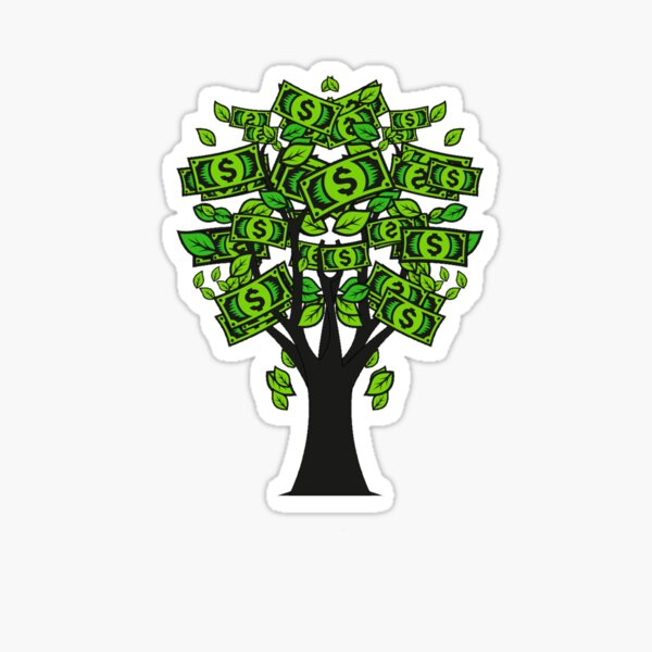 Money Tree Sticker