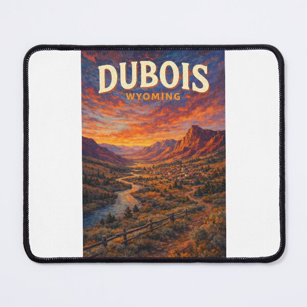 Item preview, Dubois Wyoming Scenic River Valley Near Shoshone National Forest and Grand Teton Gateway designed and sold by Places On Earth.
