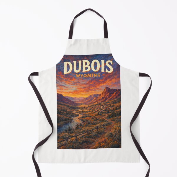 Item preview, Dubois Wyoming Scenic River Valley Near Shoshone National Forest and Grand Teton Gateway designed and sold by Places On Earth.