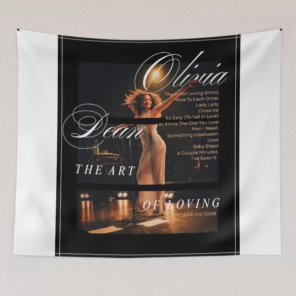 Item preview, The Art Of Loving Tour Olivia Dean Poster designed and sold by kurlamitom.