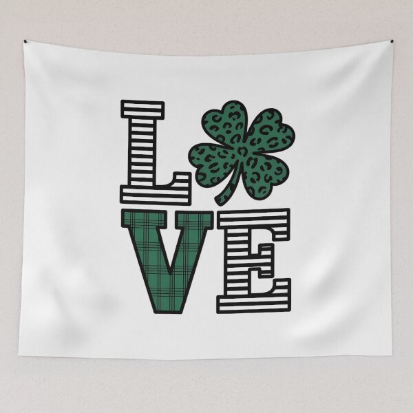 Item preview, LOVE Patrick Day Leaf Clover designed and sold by VENOM0RIOT.