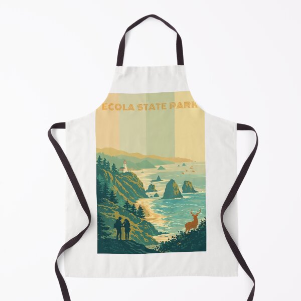Item preview, Ecola State Park Oregon Coast with Tillamook Rock Lighthouse and Cannon Beach Haystack Rock designed and sold by Places On Earth.