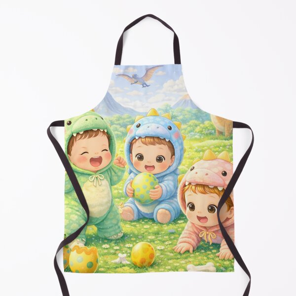Item preview, Cute Dinosaur Kids Easter Egg Hunt Kawaii Nursery Art designed and sold by Teenidesign .