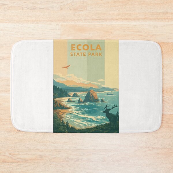 Item preview, Ecola State Park Oregon Coastal Cliffs Near Cannon Beach and Tillamook Head designed and sold by Places On Earth.