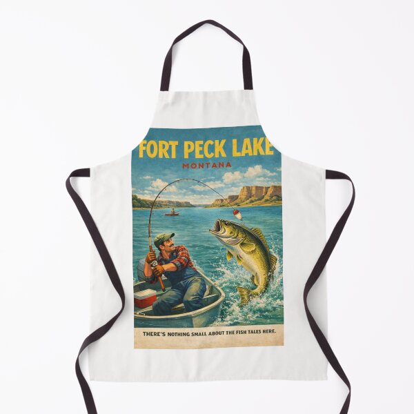 Item preview, Fort Peck Lake Montana Missouri River Reservoir Near Glasgow and Fort Peck Dam designed and sold by Places On Earth.