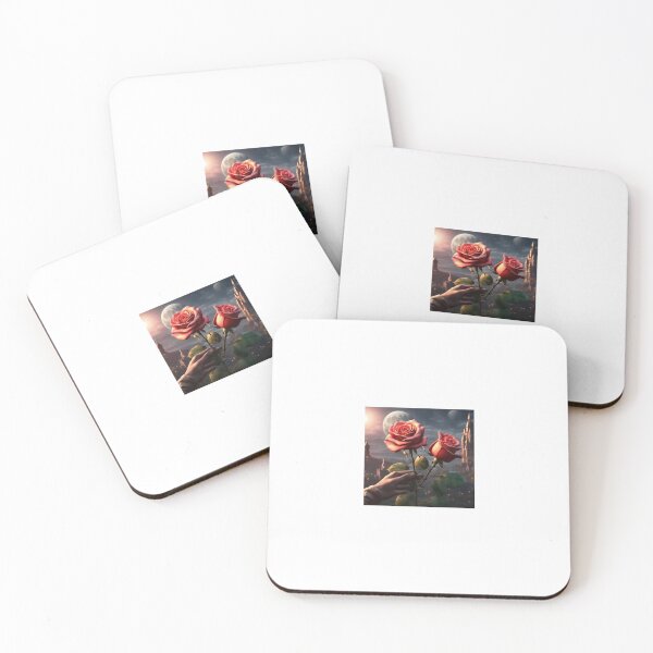 Item preview, roses and moon designed and sold by Pacific  pixel lab.
