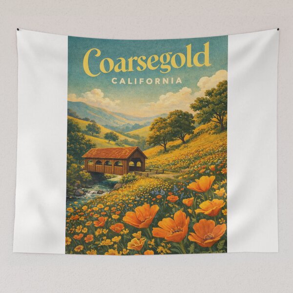 Item preview, Coarsegold California Sierra Foothill Valley Near Bass Lake and Yosemite Gateway designed and sold by Places On Earth.
