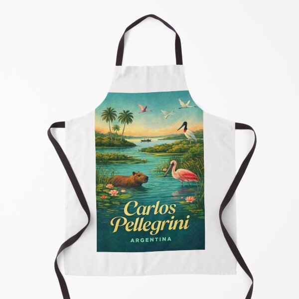 Item preview, Carlos Pellegrini Corrientes Argentina Iberá Wetlands with Laguna Iberá and Esteros del Iberá designed and sold by Places On Earth.