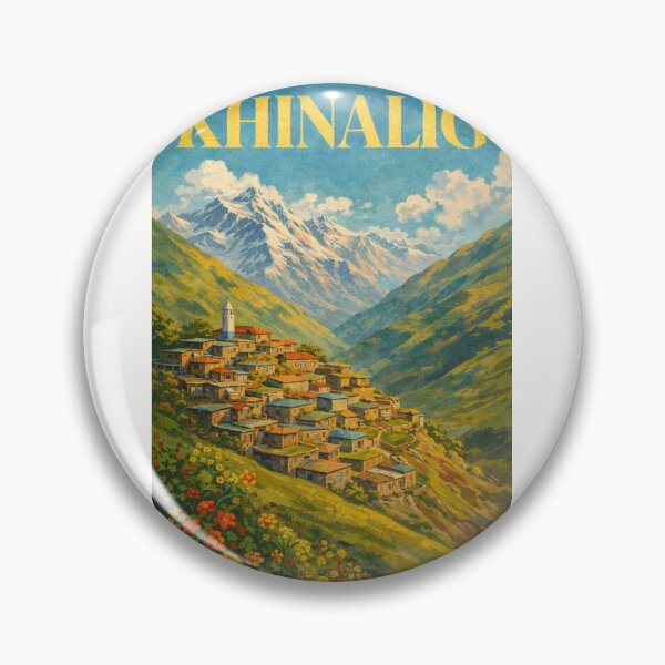 Item preview, Khinalug Azerbaijan Remote Highland Village in Quba District and Caucasus Range designed and sold by Places On Earth.