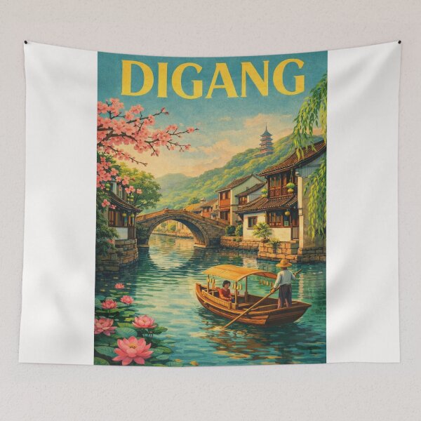 Item preview, Digang Zhejiang Water Town Near Hangzhou Grand Canal and Shaoxing designed and sold by Places On Earth.