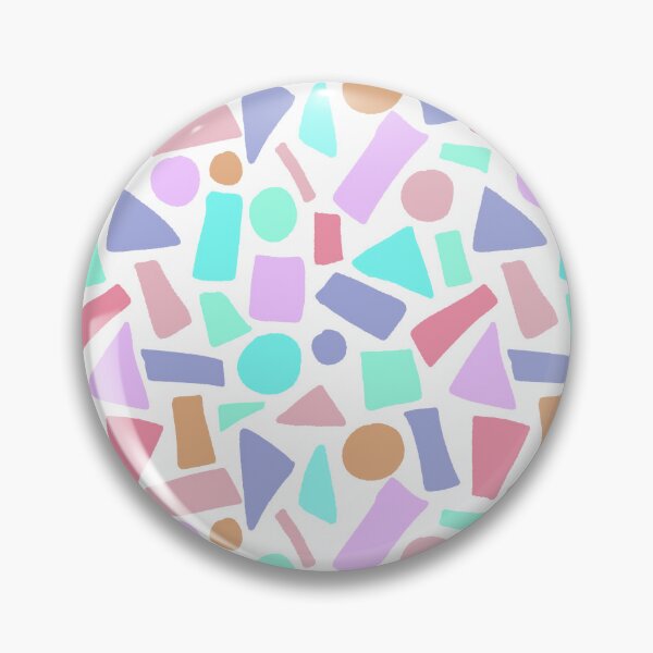 Item preview, Pastel Geometric Shapes Pattern - Memphis Style Abstract Design - Retro 90s Aesthetic designed and sold by Zaya_art.