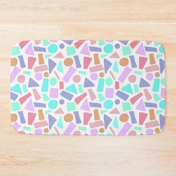 Item preview, Pastel Geometric Shapes Pattern - Memphis Style Abstract Design - Retro 90s Aesthetic designed and sold by Zaya_art.