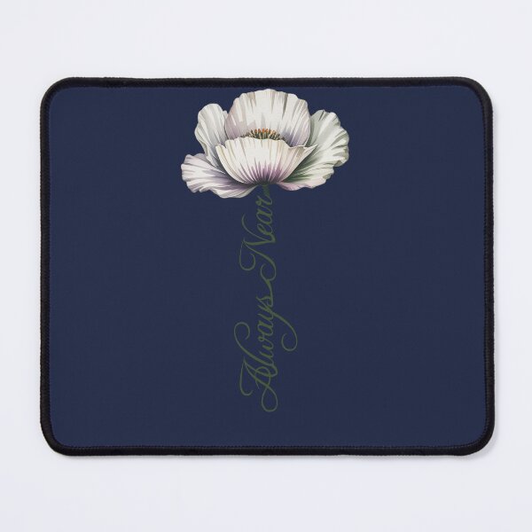 Item preview, Always Near White Flower Memorial Remembrance & Sympathy Gift  designed and sold by tamdevo1.