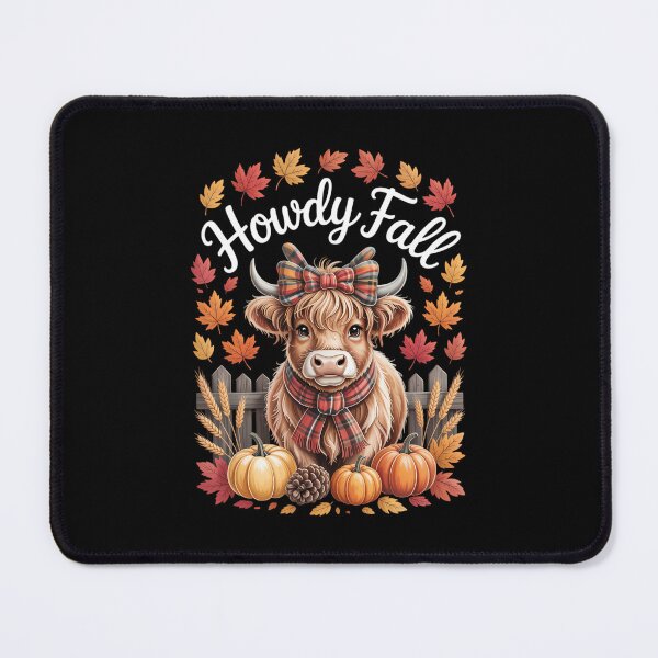 Item preview, Howdy Fall Highland Cow Happy Thanksgiving Autumn Vibes designed and sold by VENOM0RIOT.