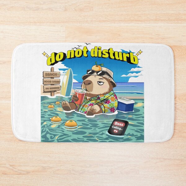 Item preview, capybara do not disturb designed and sold by Kanom-Tom.