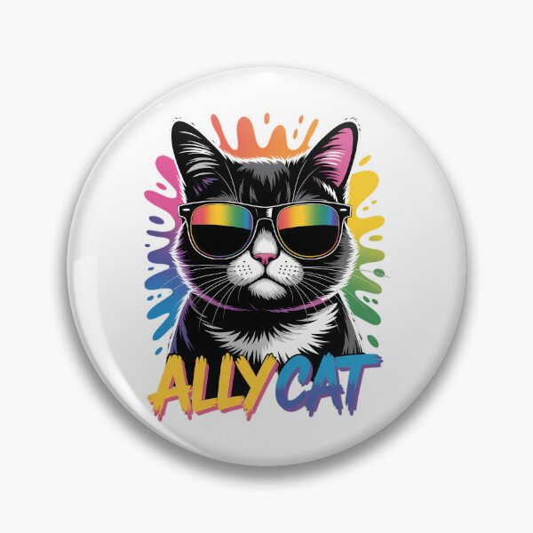 Item preview, LGBT Ally Cat designed and sold by VENOM0RIOT.