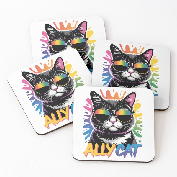 Item preview, LGBT Ally Cat designed and sold by VENOM0RIOT.