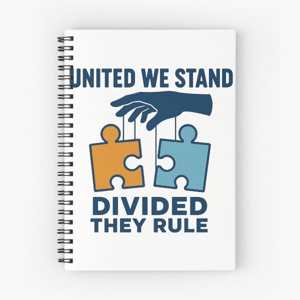 Item preview, United We Stand Divided They Rule – Political Satire Puppet Master Protest Design designed and sold by FunkyVista.