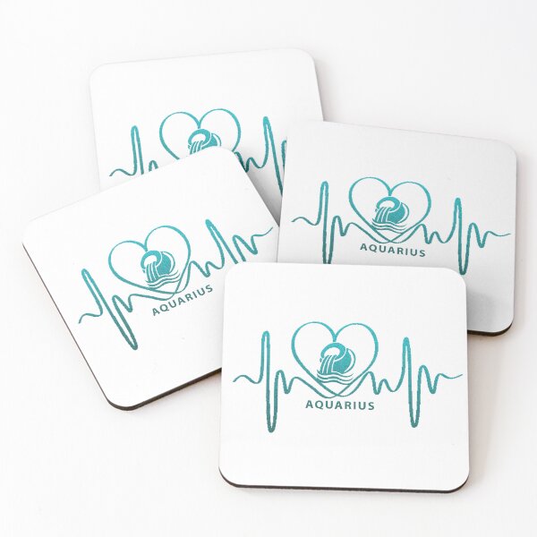 Item preview, My heart beats for Aquarius sign designed and sold by MoonHoneybyImani.