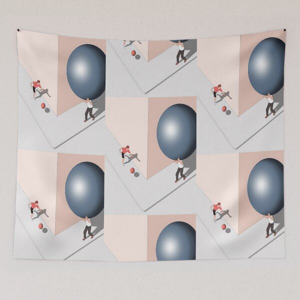 Item preview, Surreal Minimalist Art Inspired by Guy Billout, Conceptual Illustration Style designed and sold by Bondira-Spono.