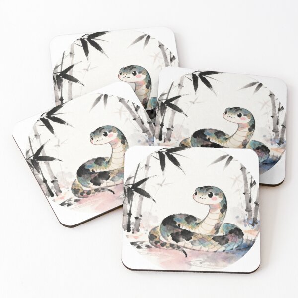 Item preview, Happy Snake - Colorful Watercolor Design | Year of the Snake designed and sold by daiiststyle.