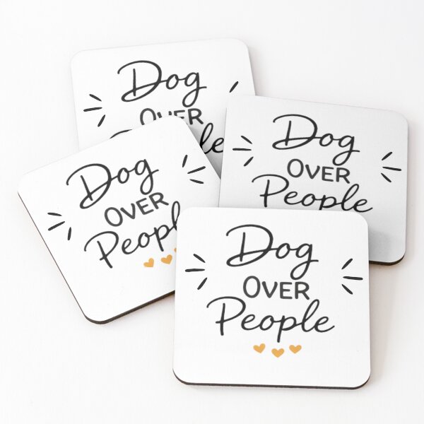 Item preview, Dog Over People Funny Dog Lover Typography Design designed and sold by  twoSevenfour Gifts.