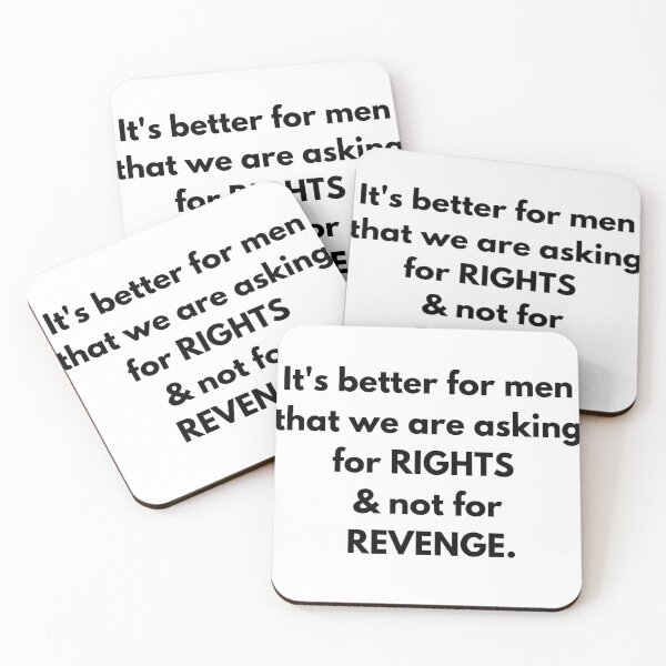 Item preview, Rights Not Revenge – Feminist Equality Statement Typography designed and sold by ChaosClubCo.