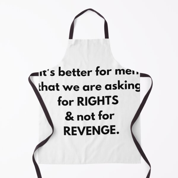Item preview, Rights Not Revenge – Feminist Equality Statement Typography designed and sold by ChaosClubCo.
