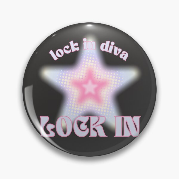 Item preview, Lock In Diva - Girlboss Saying designed and sold by karolina lindy.