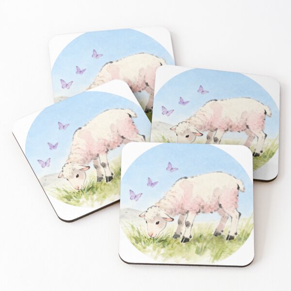 Item preview, Happy Goat - Colorful Watercolor Design | Year of the Goat designed and sold by daiiststyle.