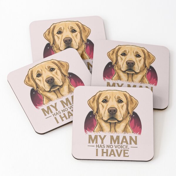 Item preview, My Man Has No Voice, I Have – Labrador Retriever Music Design designed and sold by Art-Arcade6.