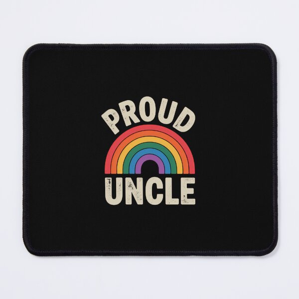 Item preview, LGBTQ Proud Uncle Gay Pride LGBT Ally Family Rainbow Flag designed and sold by VENOM0RIOT.