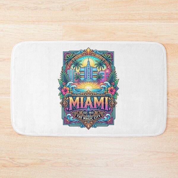 Item preview, MIAMI, THE MAGIC CITY designed and sold by likbatonboot.
