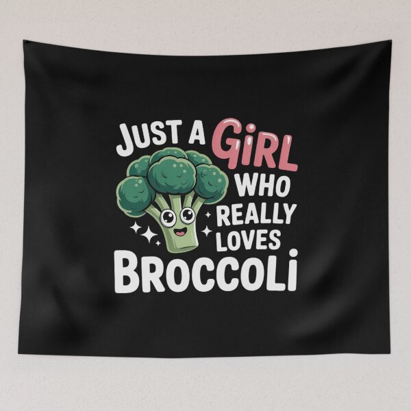 Item preview, Just A Girl Who Loves Broccoli  designed and sold by VENOM0RIOT.