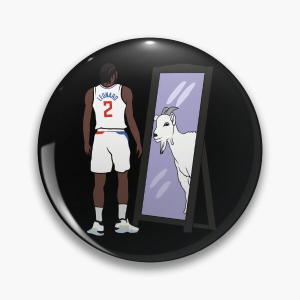 Item preview, Kawhi Leonard Mirror GOAT  designed and sold by circleoverstore.