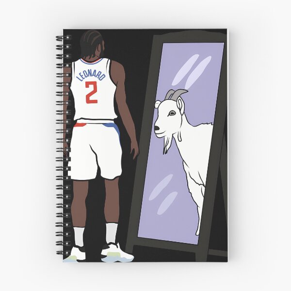 Item preview, Kawhi Leonard Mirror GOAT  designed and sold by circleoverstore.