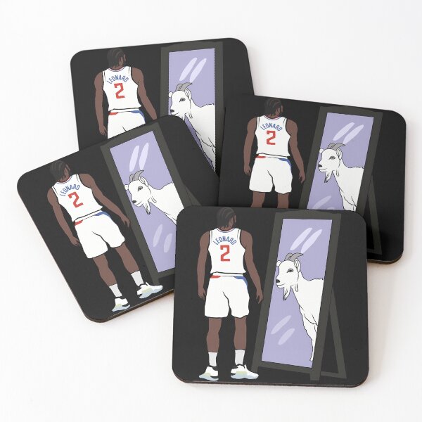Item preview, Kawhi Leonard Mirror GOAT  designed and sold by circleoverstore.