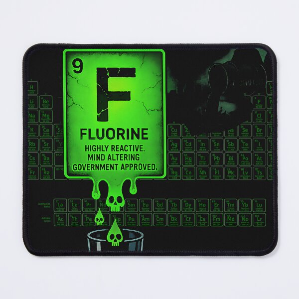 Item preview, Fluoride Conspiracy Satire – Dark Science Awareness Graphic designed and sold by FunkyVista.