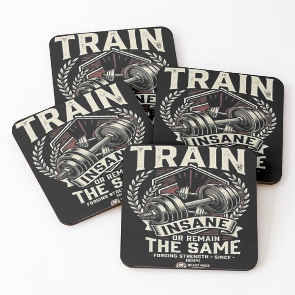 Item preview, Train Insane or Remain the Same - Motivational Gym & Fitness Aesthetic designed and sold by MangadiDesigns.