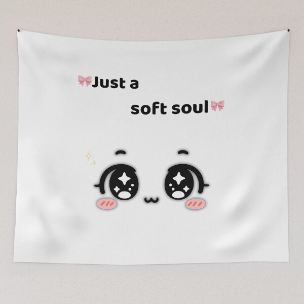 Item preview, Just a Soft Soul Kawaii Aesthetic designed and sold by VelPhoenix.