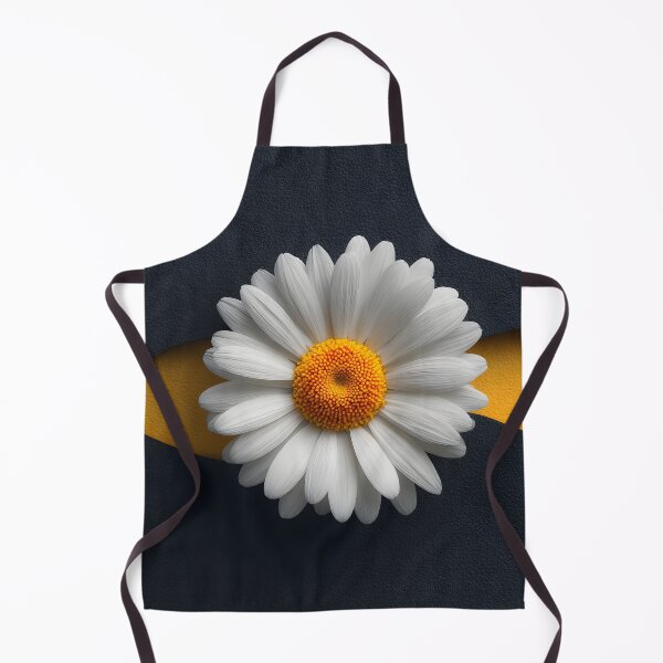 Item preview, Daisy with Yellow Ribbon on Dark Textured Background Floral Contrast Design designed and sold by daila70.