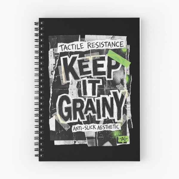 Item preview, Keep It Grainy Grunge Aesthetic Shirt | Anti-Slick Streetwear Collage | Tactile Resistance Design designed and sold by KAYJAY DESIGNS.