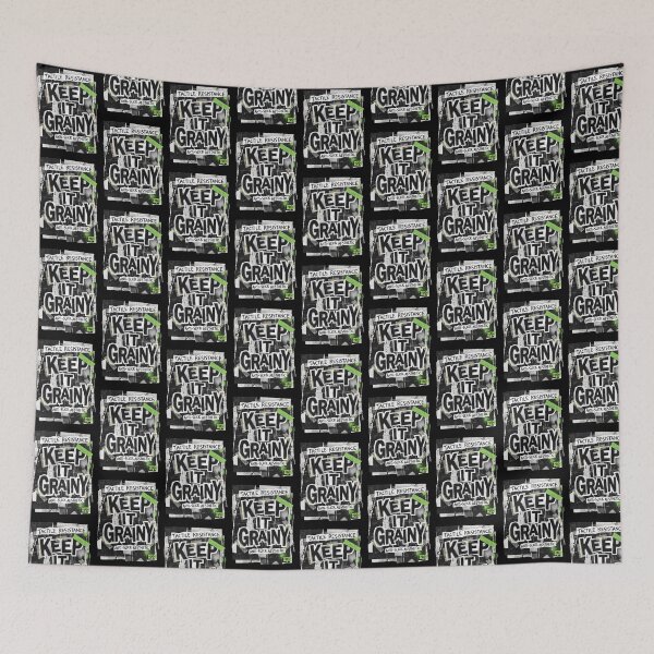 Item preview, Keep It Grainy Grunge Aesthetic Shirt | Anti-Slick Streetwear Collage | Tactile Resistance Design designed and sold by KAYJAY DESIGNS.