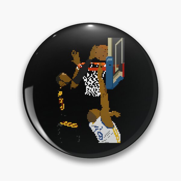 Item preview, LeBron James Blocks Andre Iguodala (Pixel Art)  designed and sold by circleoverstore.
