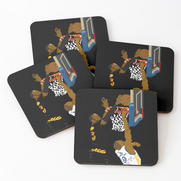 Item preview, LeBron James Blocks Andre Iguodala (Pixel Art)  designed and sold by circleoverstore.